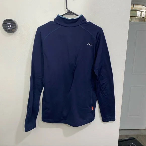 KJUS Murry Half Zip Pullover‎ Blue Medium - Picture 5 of 6